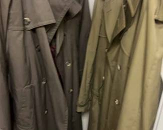 Two Mens Overcoats