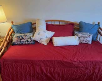 Daybed, Lamp, And Table