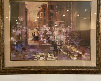Print Titled Venice View