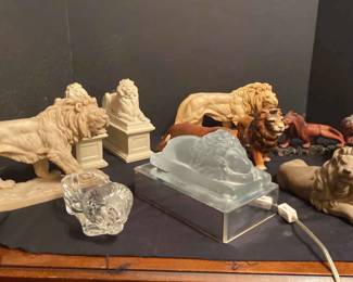 Lion Figurine Collection