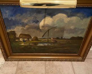 Oil On Canvas 20th Century Hungarian School