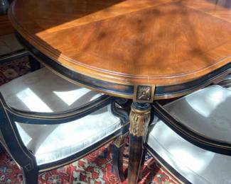 Formal Dining Room Table By Heritage And Six Matching Chairs