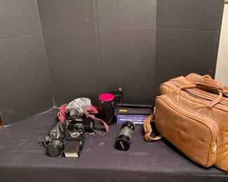 Canon A1 Camera And Accessories 