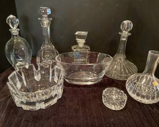 Clear Glass Decanters And More