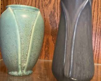 Two RockWood Pottery Vases