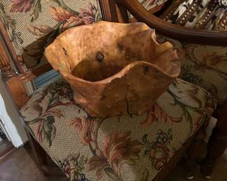 Beautiful wood carved bowl