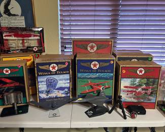 Collectible Texaco Airplane Banks 