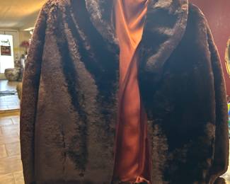 Faux fur coat 