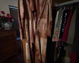 Women’s fur-suede dress jacket