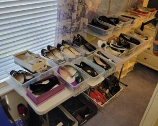 Women's shoes. Sized 9. Well known designer labels.