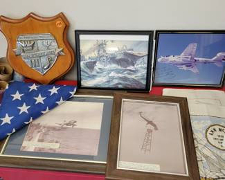 Vintage Navy items.