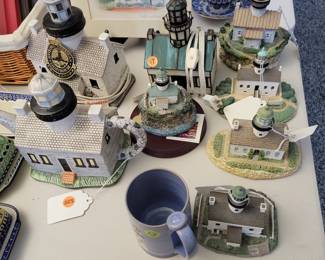 Collectible San Diego lighthouses.
