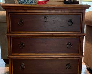 One of a pair of Small Tommy Bahama chests by Lexington furniture company