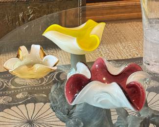 Murano glass pieces