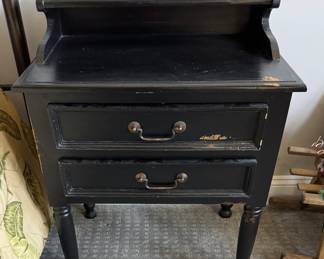 Chippy Black Side Table
