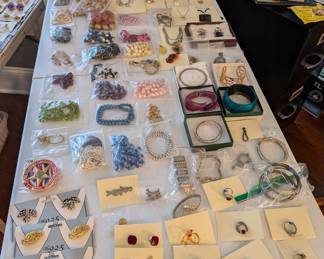 Lots of fun costume jewelry 