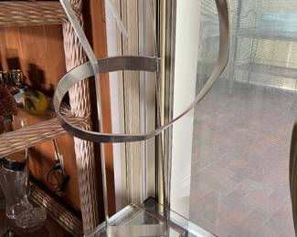 Dan Murphy Stainless Steel and Lucite Sculpture dated 1976