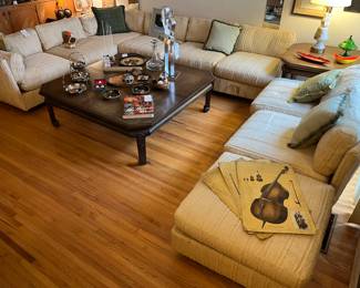 1980's Thayer Coggin Style Modular Pit Sofa