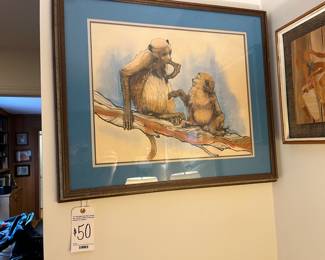 Lynn Gertenbach (California B. 1940) Monkey's 