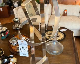 Dan Murphy Stainless Steel and Lucite Sculpture Dated 1976