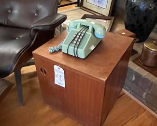 Vintage Danish Modern Storage Cube (veneer as is)