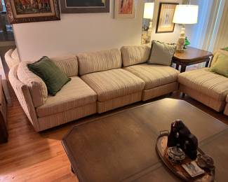Thayer Coggin Style Pit Sectional Sofa