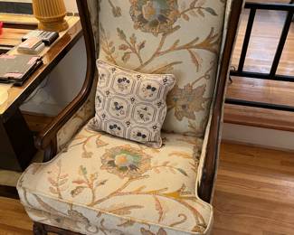 French Provincial Wing Chairs 