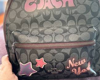 Uniquely different, Coach Backpack Purse.  Be different with the elegance of the Coach name.