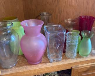 Collection of vases