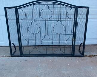 Fireplace screen