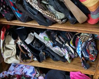 Purses and scarves