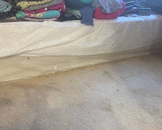 Queen mattress and box springs.