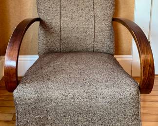 Art Deco Upholstered Armchair