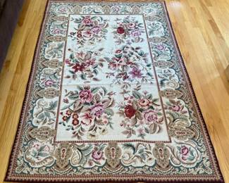 Vintage Needlepoint Rug