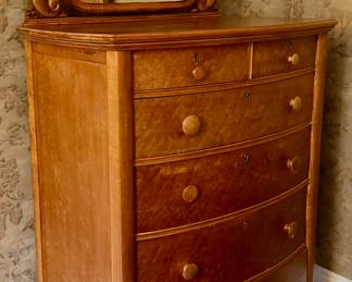 Antique Birdseye Maple Chest of Drawers