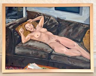 Reclining Nude Oil on Canvas