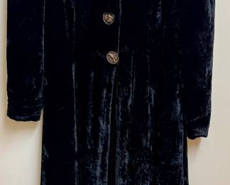 Crushed Velvet Coat