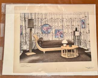 "Interieurs Francais" Print