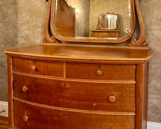 Antique Birdseye Maple Dresser