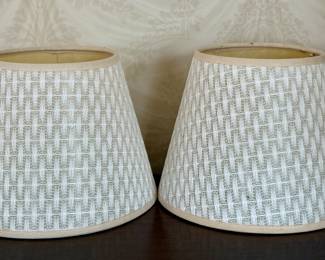 (2) Woven Lampshades