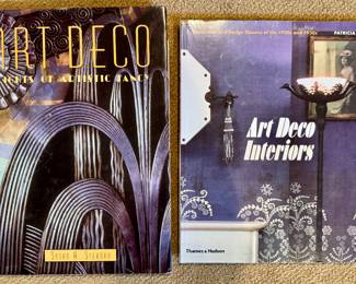 Art Deco Flights of Artistic Fancy & Art Deco Interiors Books