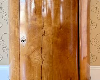 Early 19th C. Biedermeier Demilune Cabinet