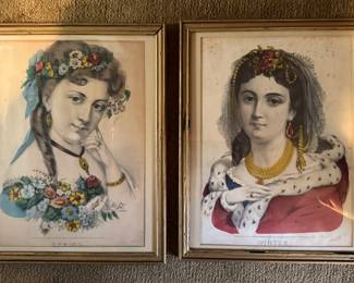 Currier & Ives Spring & Winter Prints