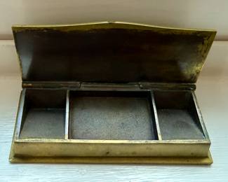 Bradley and Hubbard Brass Stamp Box