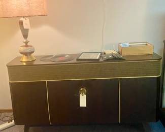 Grundig Majestic Stereo Console with turntable and storage; Model 9065