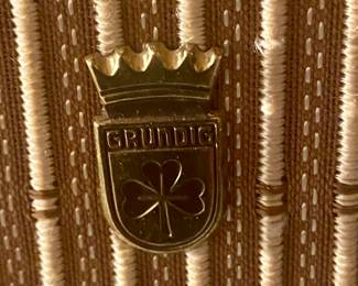 Vintage Mid Century Grundig Raumklang Tripod Stereo Speakers 