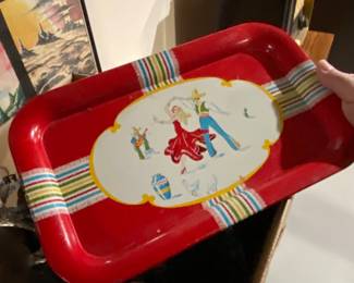 Vintage Metal Tray
