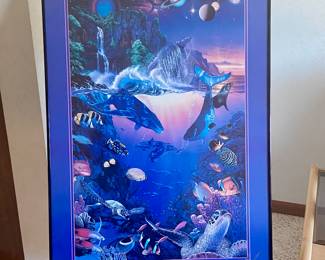 Christian Lassen Poster; signed