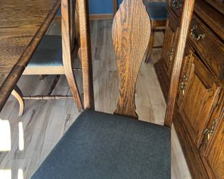 H. W. Hull and Sons Dining Table with Chairs