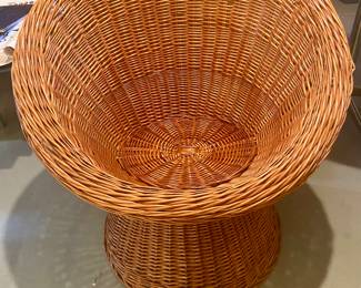 Vintage Wicker Mushroom Chair